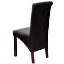 Dining Chairs 4 pcs Brown Faux Leather