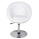 Bar Chair White Faux Leather
