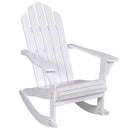 Garden Rocking Chair Wood White