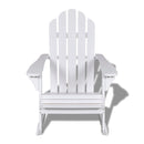 Garden Rocking Chair Wood White