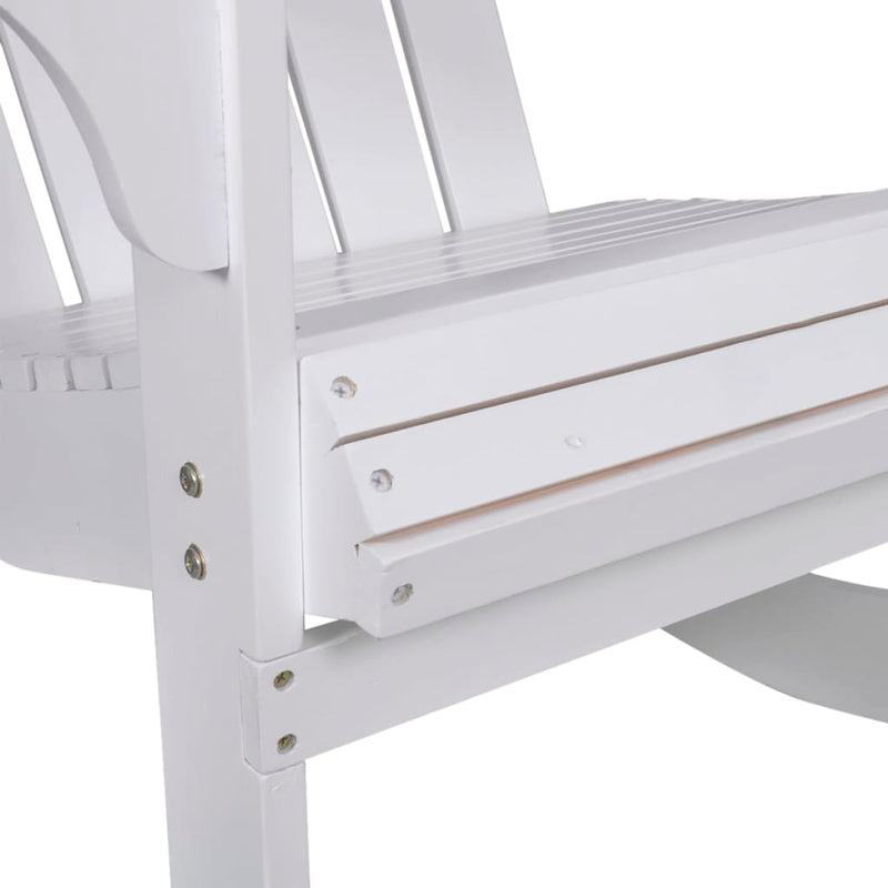 Garden Rocking Chair Wood White
