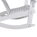Garden Rocking Chair Wood White