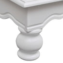 Wooden Cabinet with 2 Doors 1 Drawer White