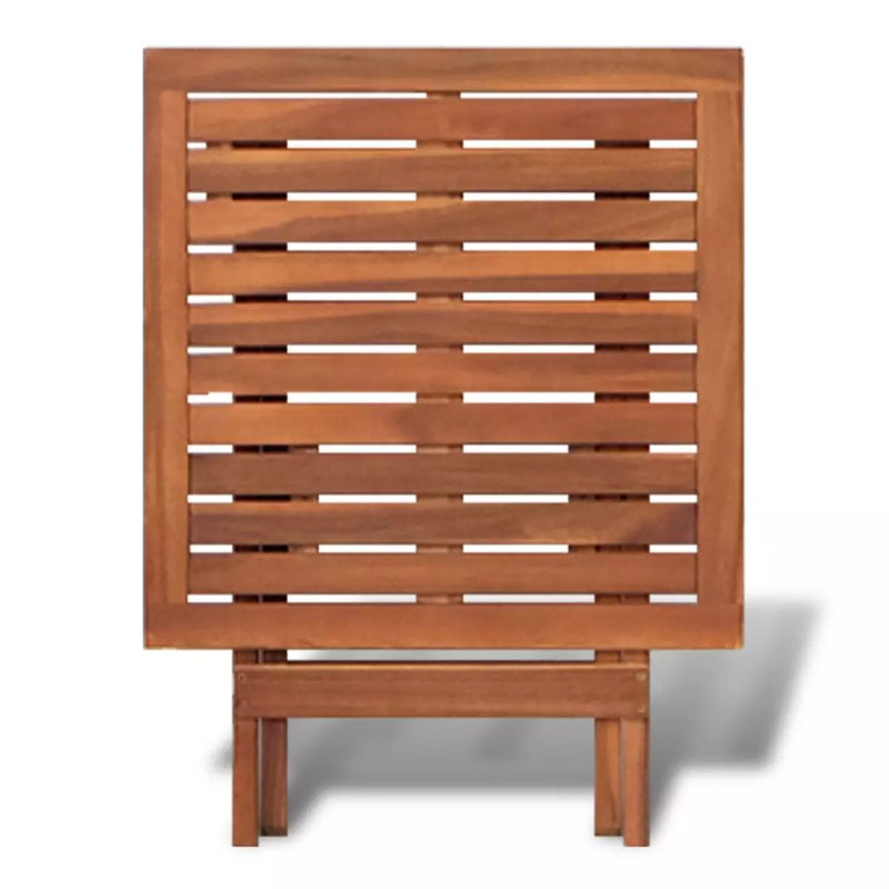 Bistro Table 46x46x47 cm Solid Acacia Wood
