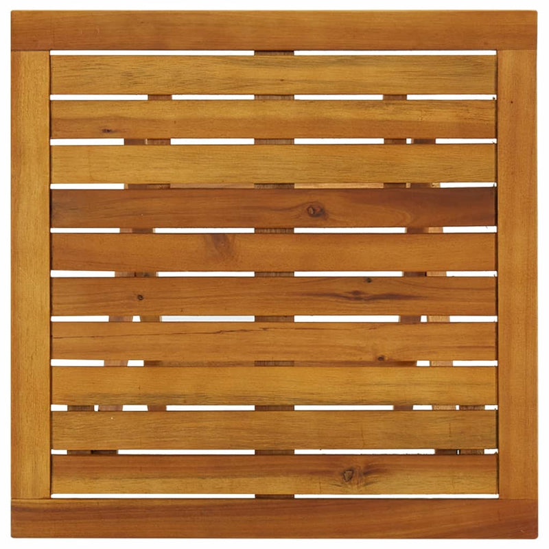 Bistro Table 46x46x47 cm Solid Acacia Wood