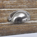 Nightstand 2 pcs with 2 Drawers Brown and White