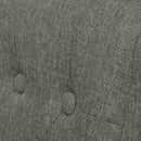 Dining Chairs 2 pcs Light Grey Fabric