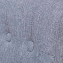 Dining Chairs 6 pcs Light Grey Fabric