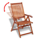 7 Piece Outdoor Dining Set Solid Acacia Wood