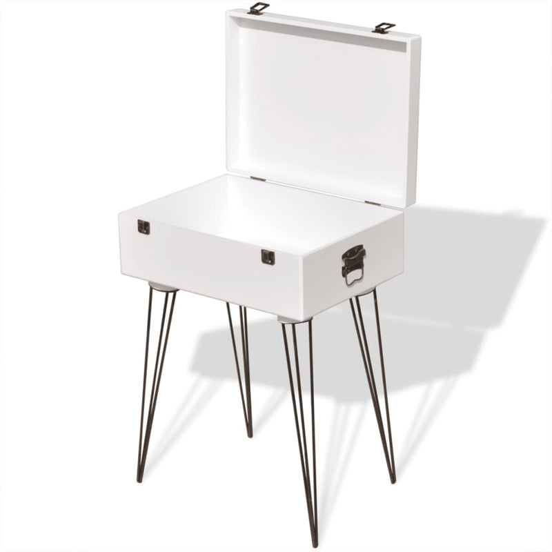 Side Cabinet 40x30x57 cm White