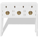 Sideboard Chinese Style Solid Wood White