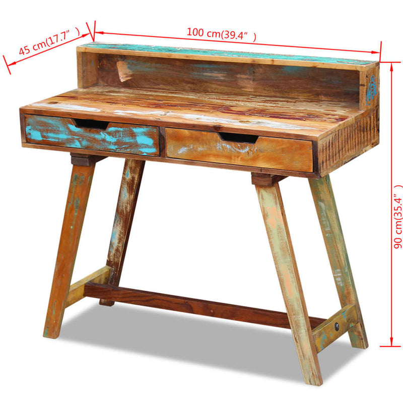 Desk Solid Reclaimed Wood