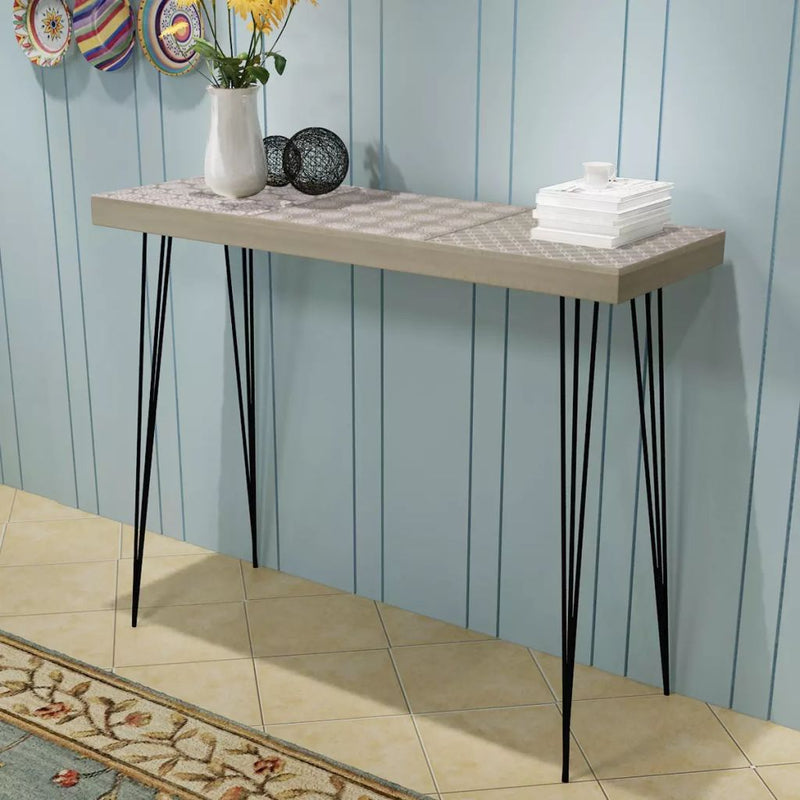 Tabor Console Table - Beige