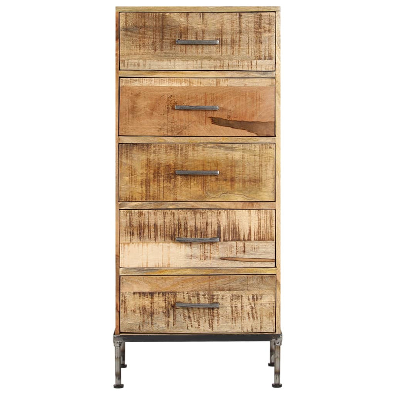 Chest of Drawers 45x35x106 cm Solid Mango Wood