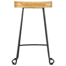 Gavin Bar Stools 2 pcs Solid Mango Wood