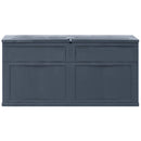 Garden Storage Box 320 L Black