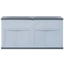 Garden Storage Box 320 L Grey Black