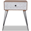 Nightstands with Drawer 2 pcs Brown