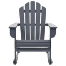Garden Rocking Chair Wood Grey