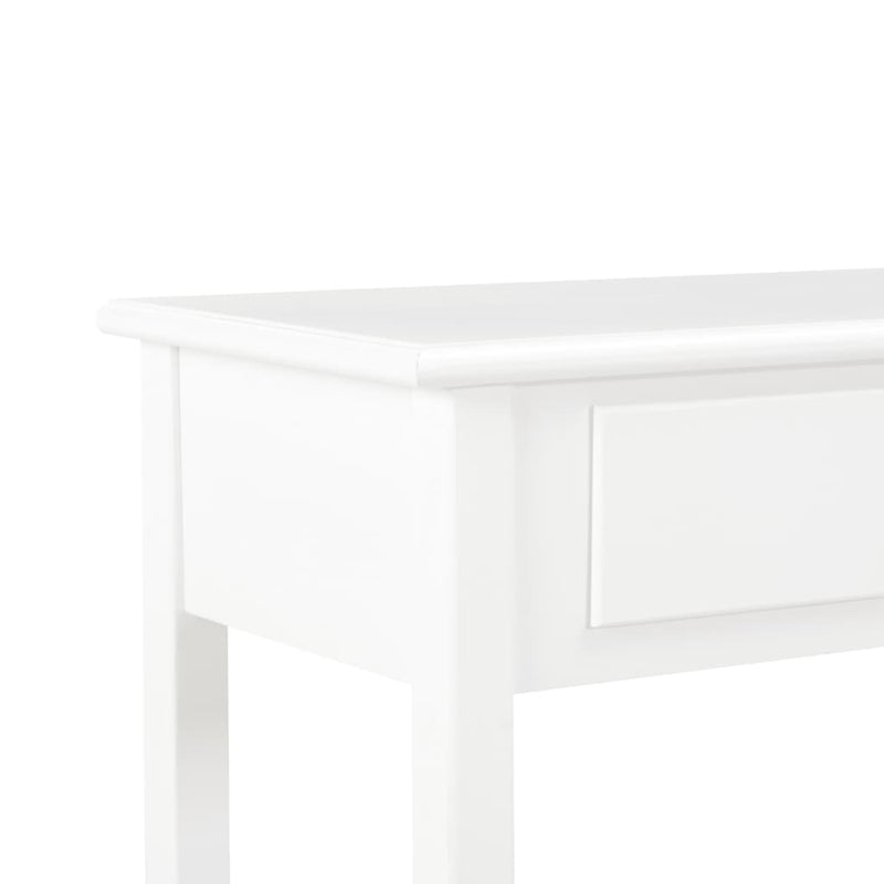Sideboard White 110x35x80 cm MDF