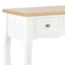 Dressing Console Table with 3 Drawers White