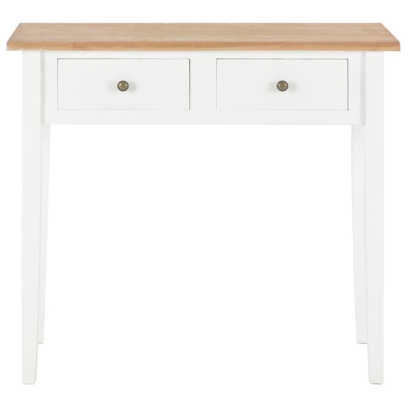 Dressing Console Table White 79x30x74 cm Wood