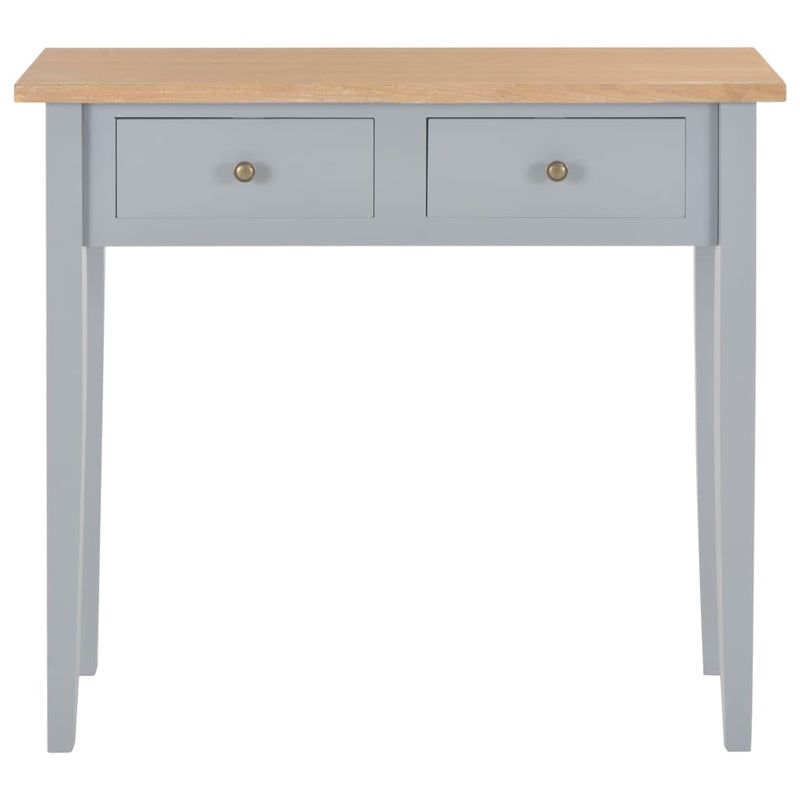 Dressing Console Table Grey 79x30x74 cm Wood