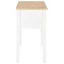 Writing Desk White 109.5x45x77.5 cm Wood