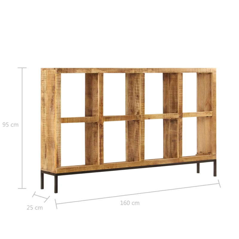 Sideboard 160x25x95 cm Solid Mango Wood