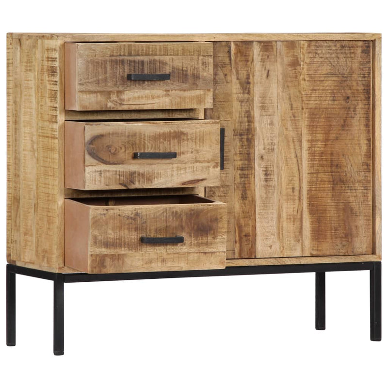 Sideboard 88x30x71 cm Solid Mango Wood