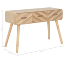 Console Table 100x35x68 cm Solid Wood