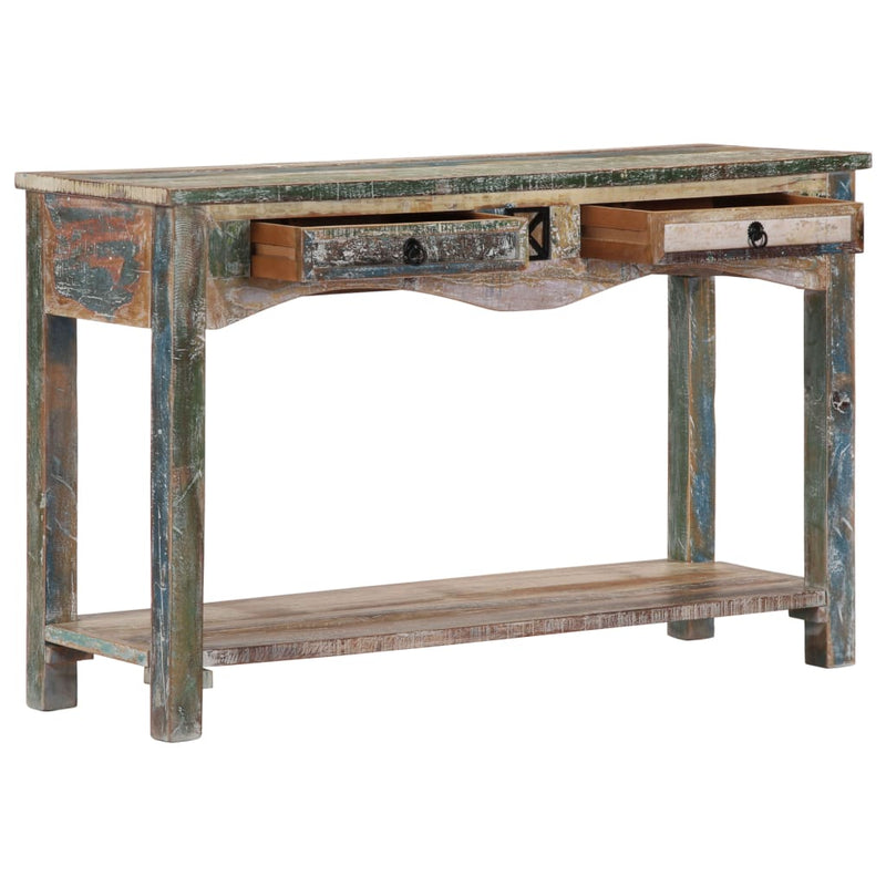 Console Table 120x40x75 cm Solid Reclaimed Wood