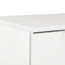 Sideboard High Gloss White 71x35x76 cm Chipboard