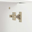 Sideboard High Gloss White 71x35x76 cm Chipboard