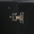 Sideboard High Gloss Black 71x35x76 cm Chipboard