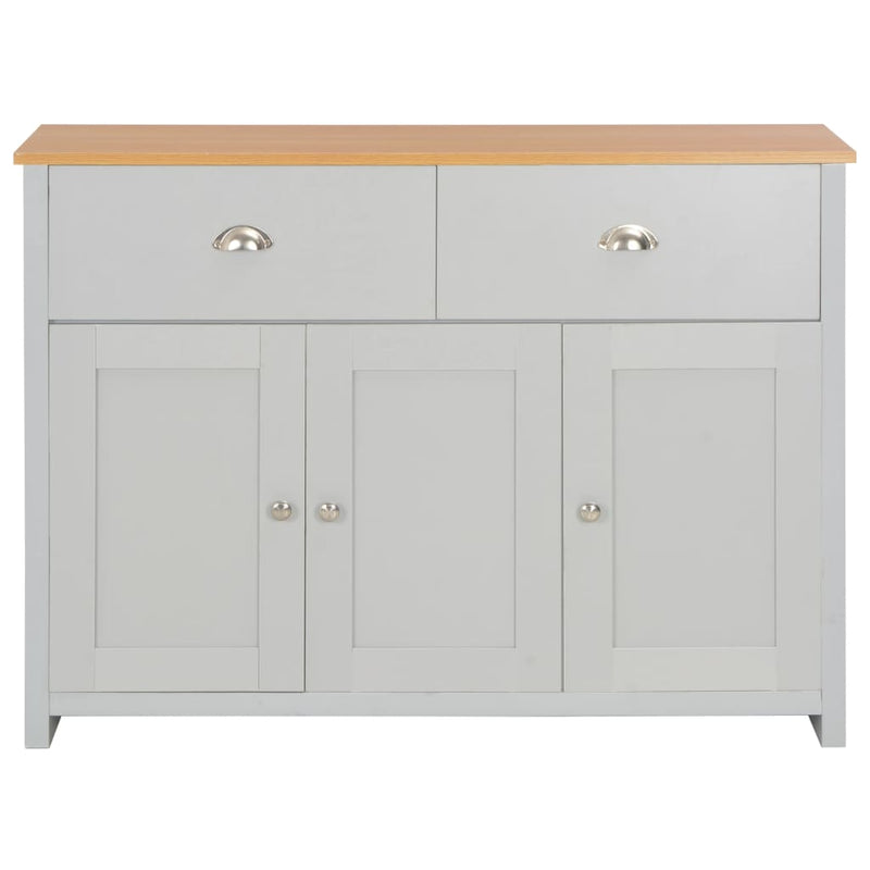 Sideboard Grey 112x35x81 cm