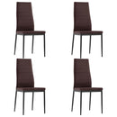 Five Piece Dining Set Brown