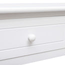 Console Table White 90x30x77 cm Wood
