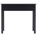 Console Table Black 90x30x77 cm Wood