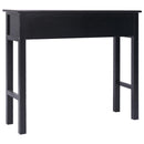 Console Table Black 90x30x77 cm Wood