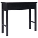 Console Table Black 90x30x77 cm Wood