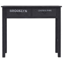 Console Table Black 90x30x77 cm Wood