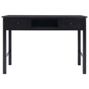 Writing Desk Black 110x45x76 cm Wood