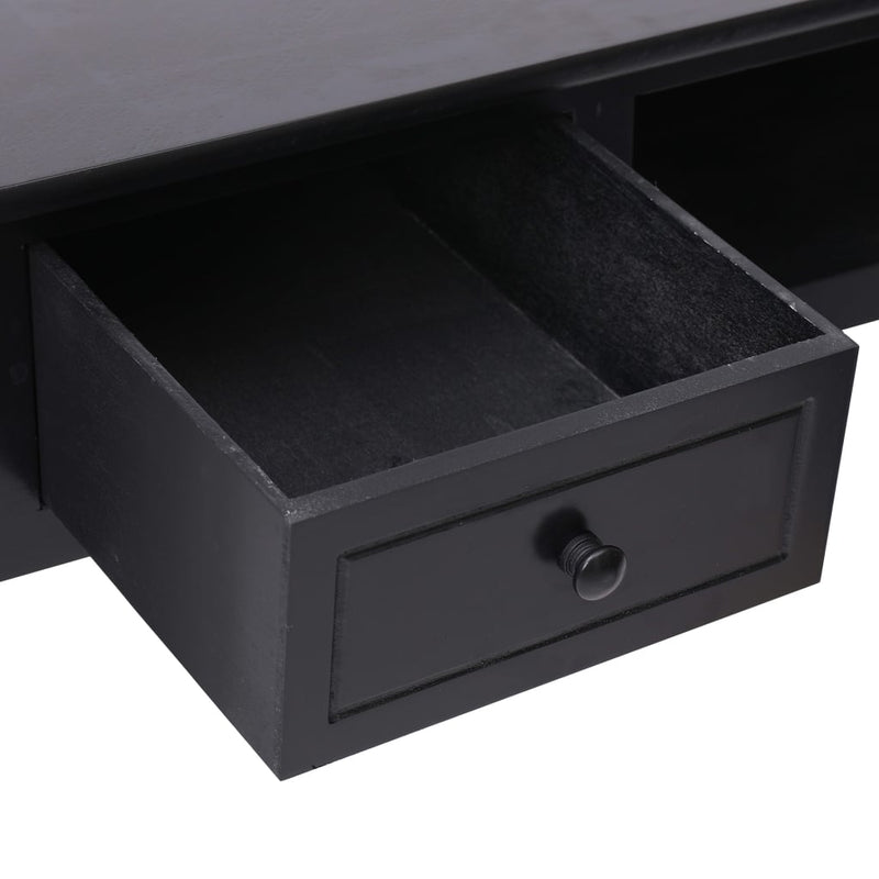 Writing Desk Black 110x45x76 cm Wood