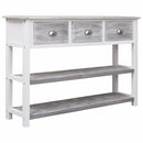 Sideboard Antique Grey 115x30x76 cm Wood