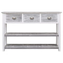 Sideboard Antique Grey 115x30x76 cm Wood
