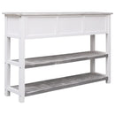 Sideboard Antique Grey 115x30x76 cm Wood