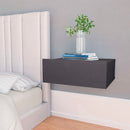 Floating Nightstands 2 pcs Grey 40x30x15 cm