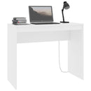 Desk White 90x40x72 cm Chipboard