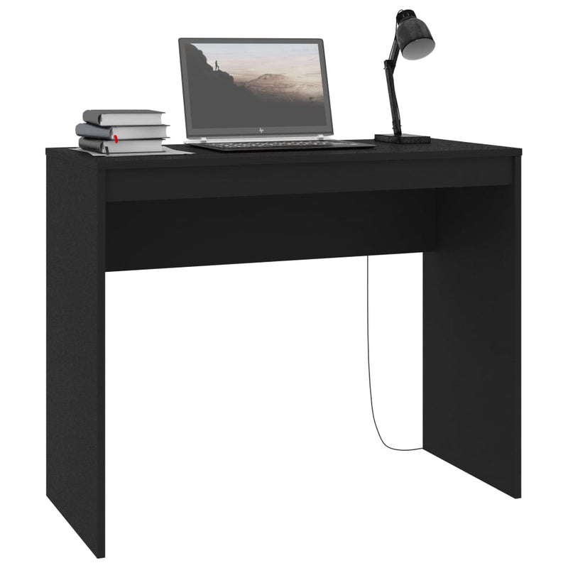 Desk Black 90x40x72 cm Chipboard